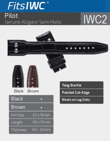 Hadley Roma - IWC Style "Pilot" Watch Band | IWC2