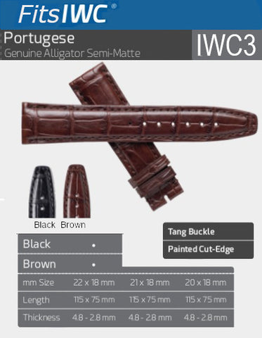 Hadley Roma - IWC Style "Portugese" Watch Band | IWC3