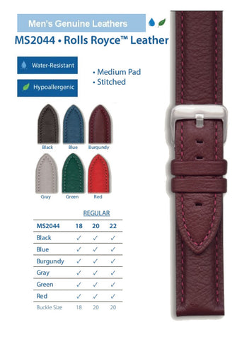 Hadley Roma - Genuine Leather Watch Band | MS2044