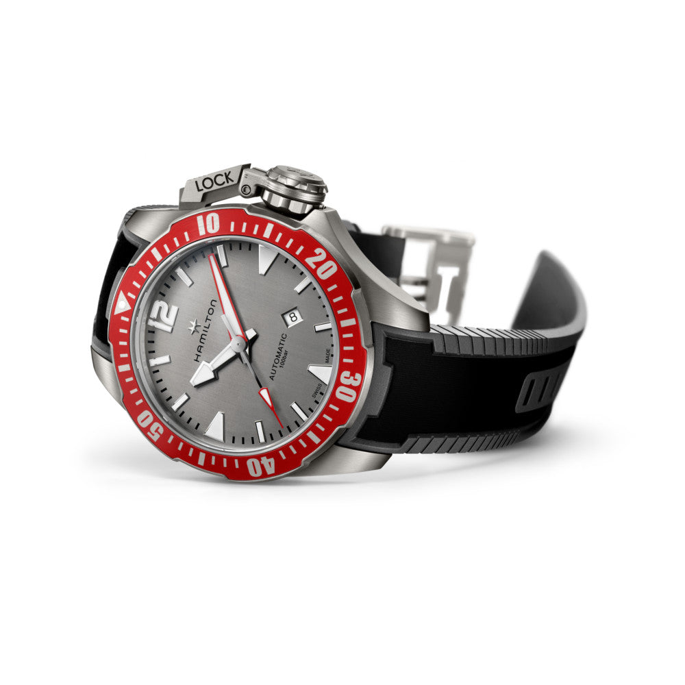 HAMILTON - Khaki Navy Frogman Titanium Auto | H77805380