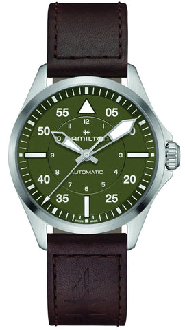 HAMILTON - Khaki Aviation Pilot Auto | H76305560