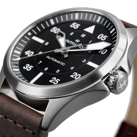 HAMILTON - Khaki Aviation Pilot Auto | H76305530