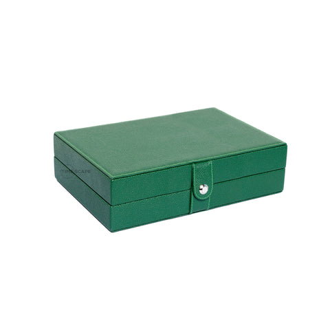 UNDERWOOD (LONDON) - 8-Unit Leather Watch Box  | UN218/GRN