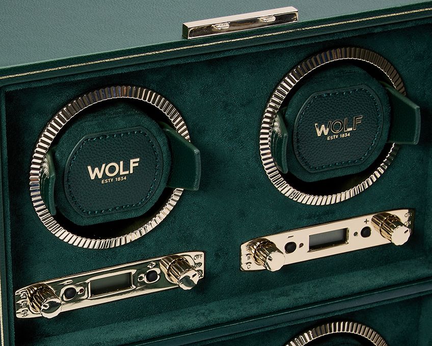 WOLF Programmable Watch Winders, For Perfectly Wound Timepieces